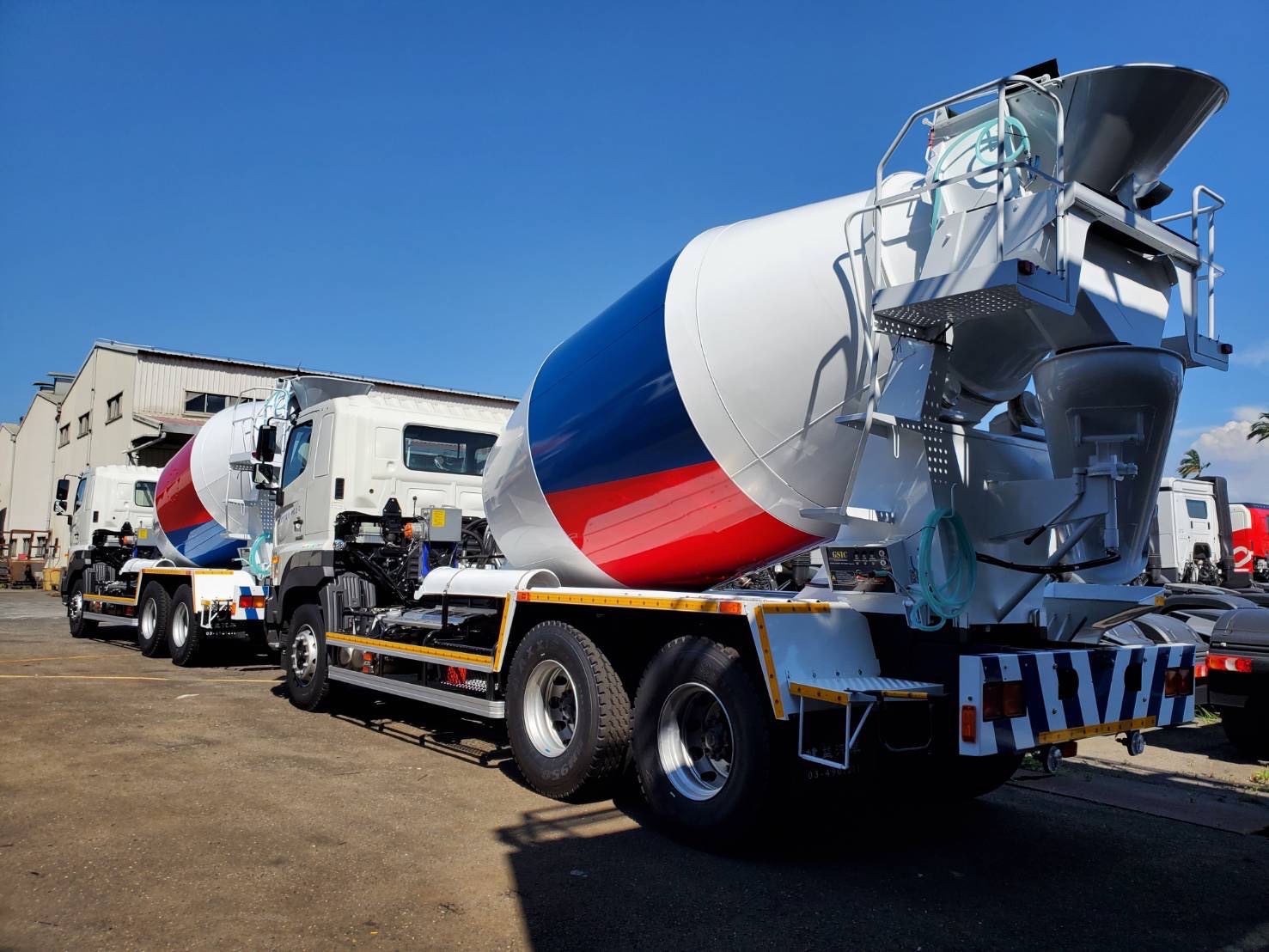 預拌混凝土車隊展示